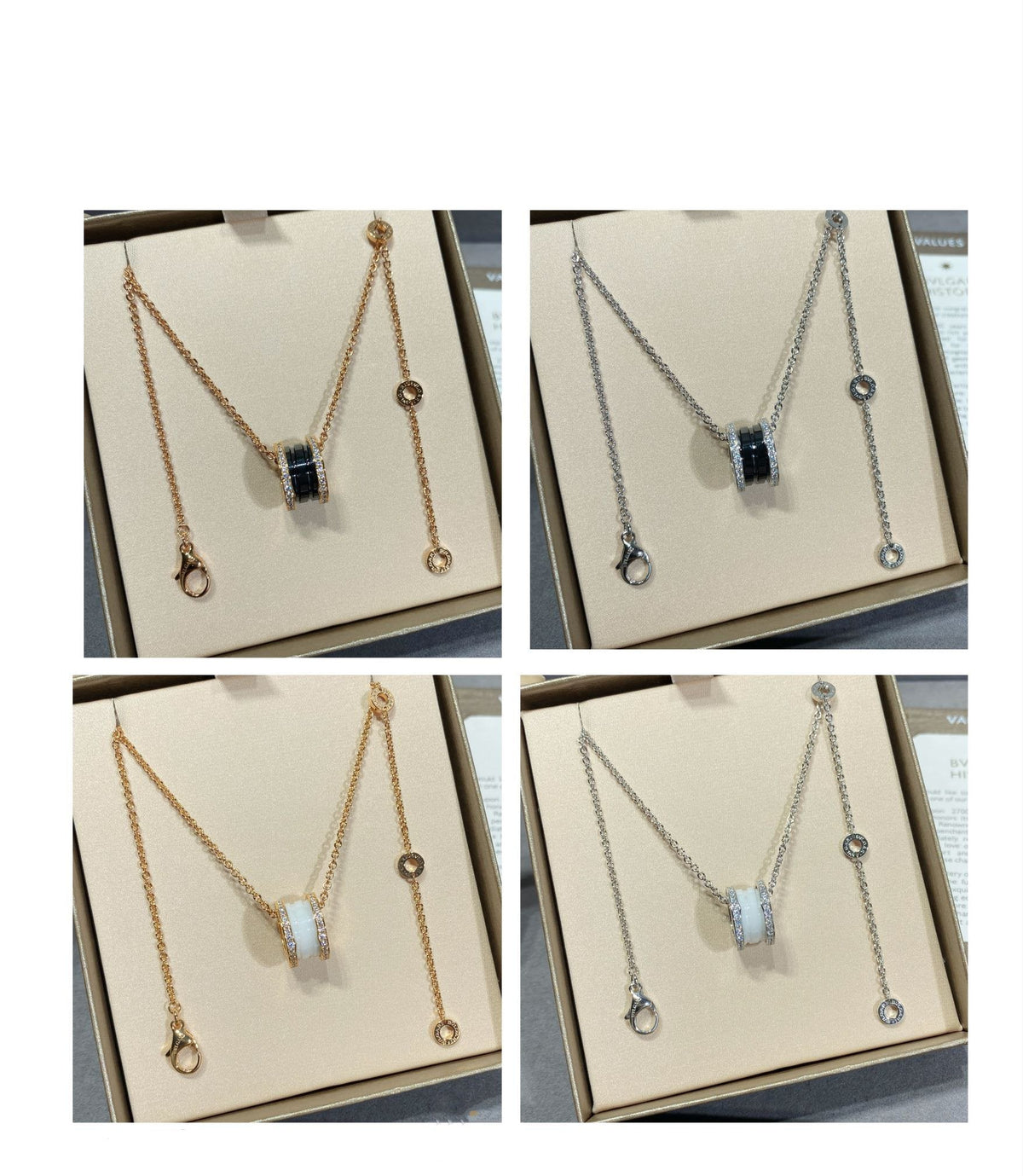 [⭐Spark]ZERO 1 DIAMOND CERAMIC NECKLACE