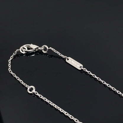 [⭐Spark]CLOVER PIETERSITE SILVER LONG NECKLACE