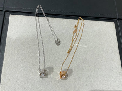 [⭐Spark]LIENS EVIDENCE DIAMOND PAVED NECKLACE