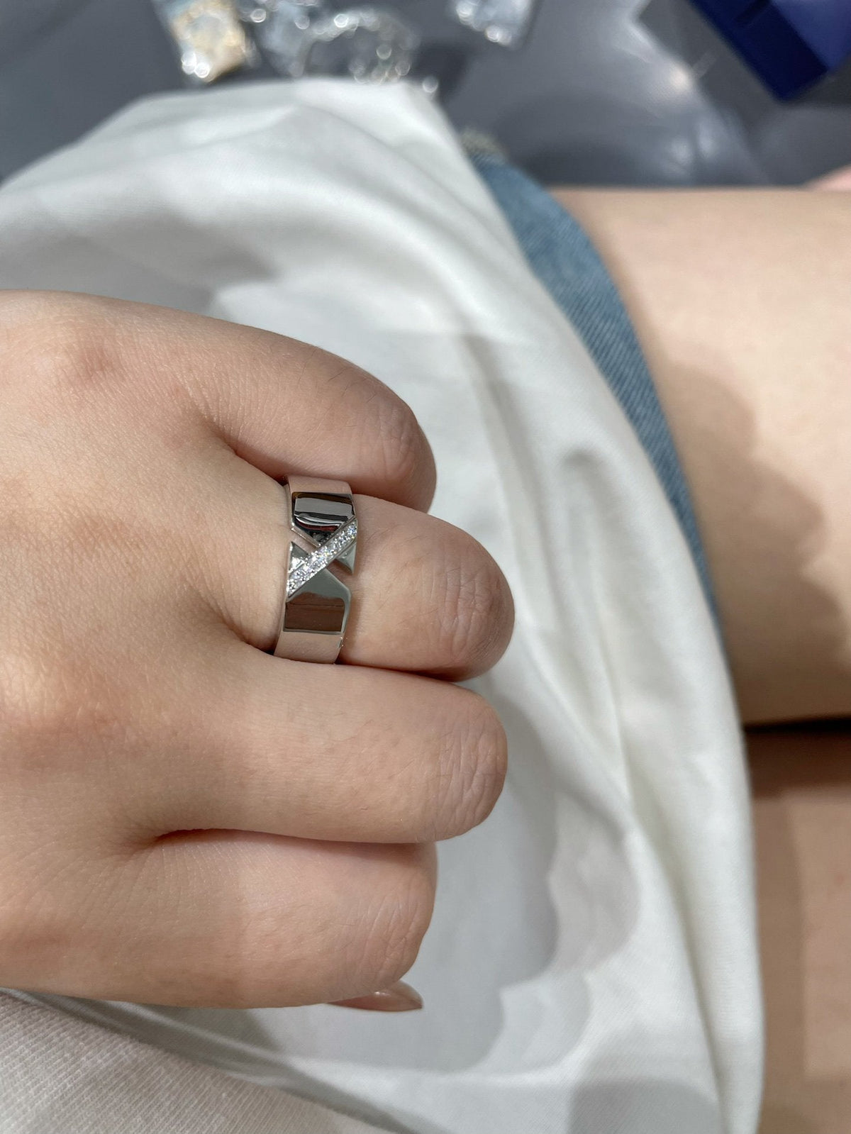 [⭐Spark]LIENS EVIDENCE DIAOMOND RING