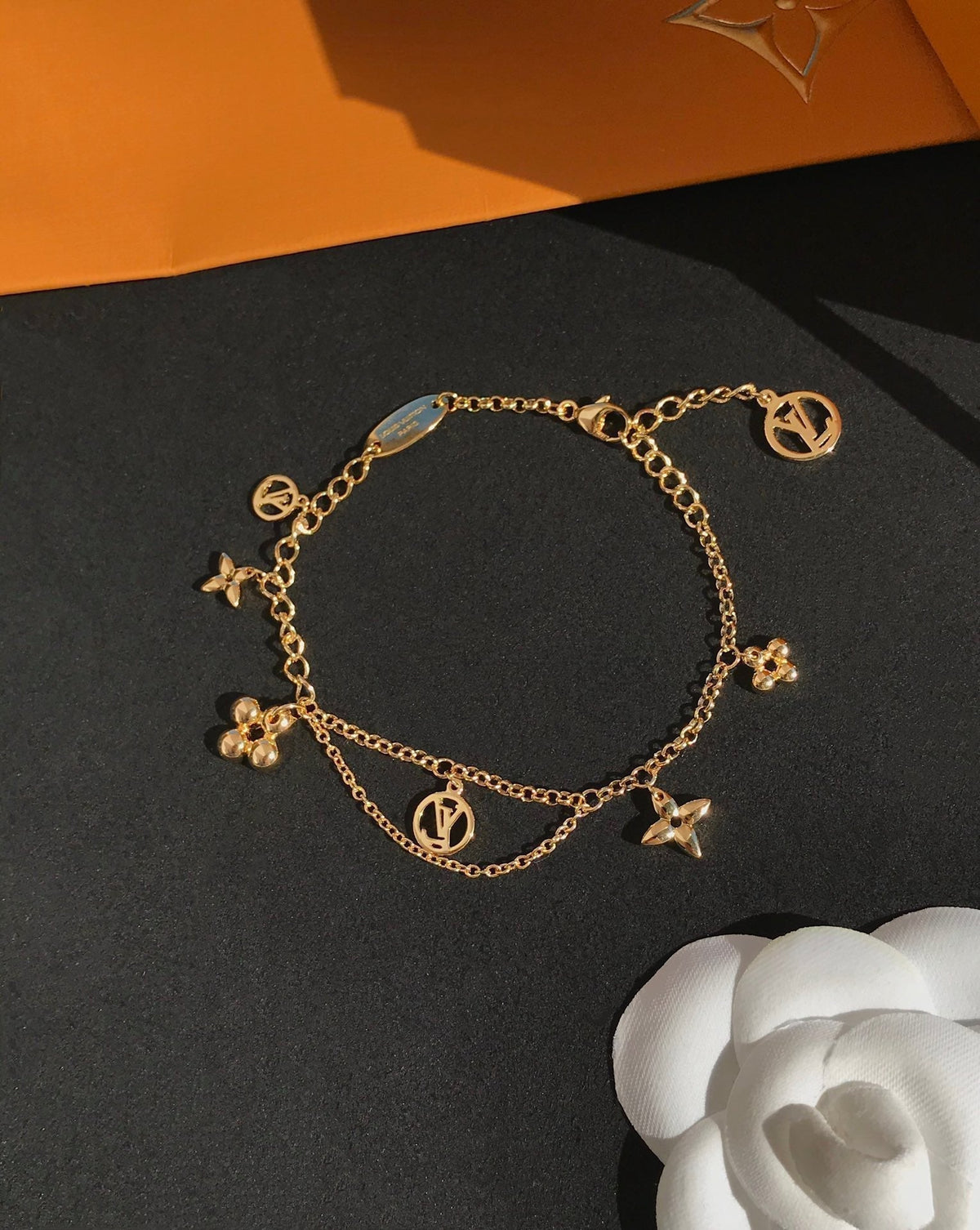[⭐Spark]BLOOMING PINK GOLD MOP BRACELET