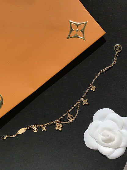 [⭐Spark]BLOOMING PINK GOLD MOP BRACELET