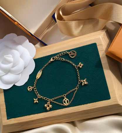 [⭐Spark]BLOOMING PINK GOLD MOP BRACELET