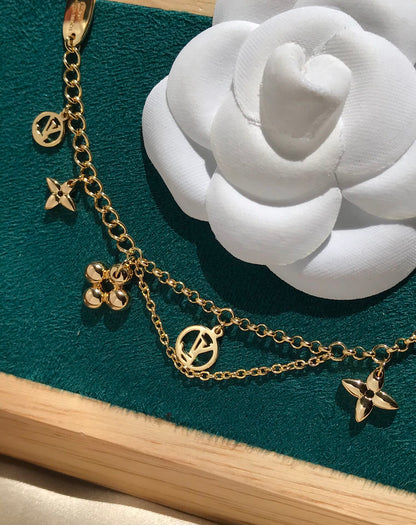 [⭐Spark]BLOOMING PINK GOLD MOP BRACELET