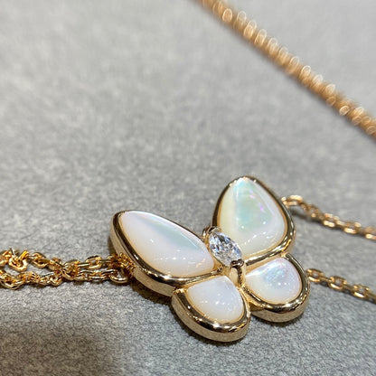 [⭐Spark]BUTTERFLY MOP DIAMOND NECKLACE