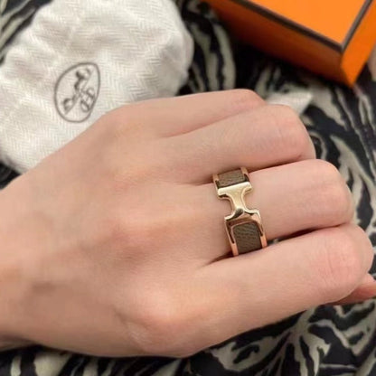 [⭐Spark]OLYMPE PINK GOLD RING