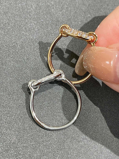 [⭐Spark]RONDE SMALL DIAMOND RING