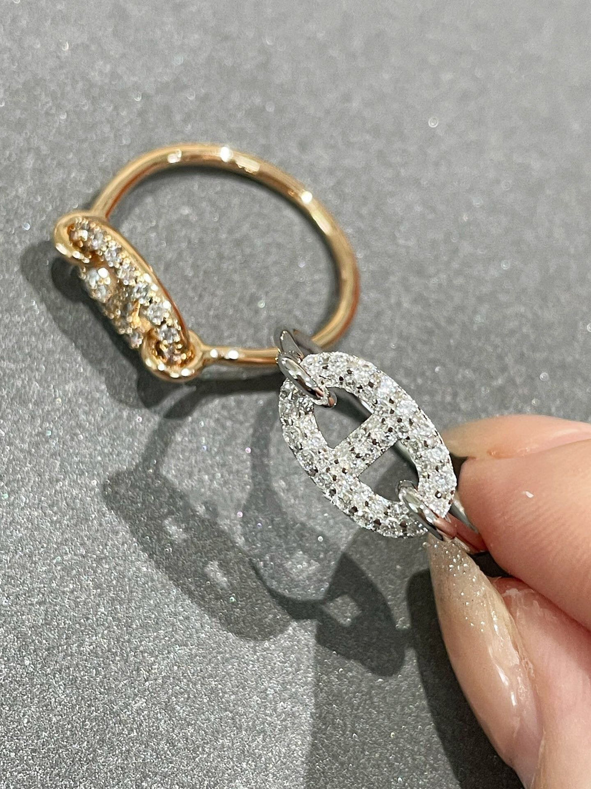 [⭐Spark]RONDE SMALL DIAMOND RING