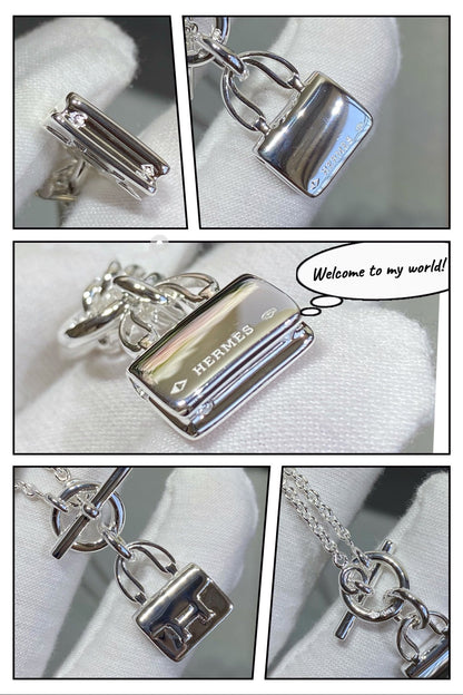 [⭐Spark]CONSTANCE PEDANT SILVER NECKLACE