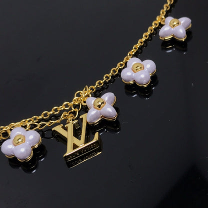[⭐Spark]LOGO 6 MOTIF STAR AND SUN GOLD BRACELET
