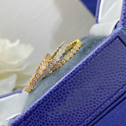 [⭐Spark]BEE LOVE DIAMOND PAVED SMALL RING