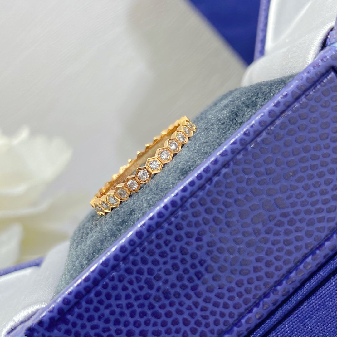 [⭐Spark]BEE LOVE DIAMOND PAVED SMALL RING