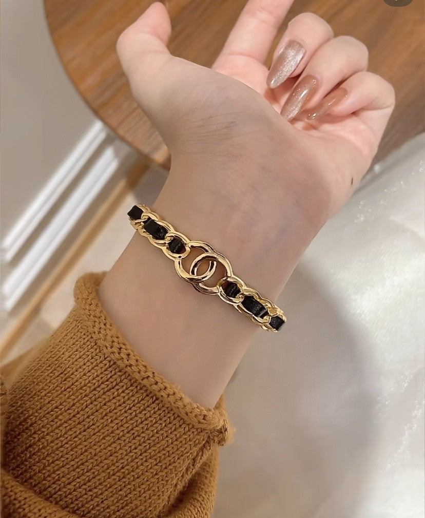[⭐Spark]Double C Open Bangle