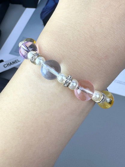 [⭐Spark]Colorful Transparent Resin Bracelet
