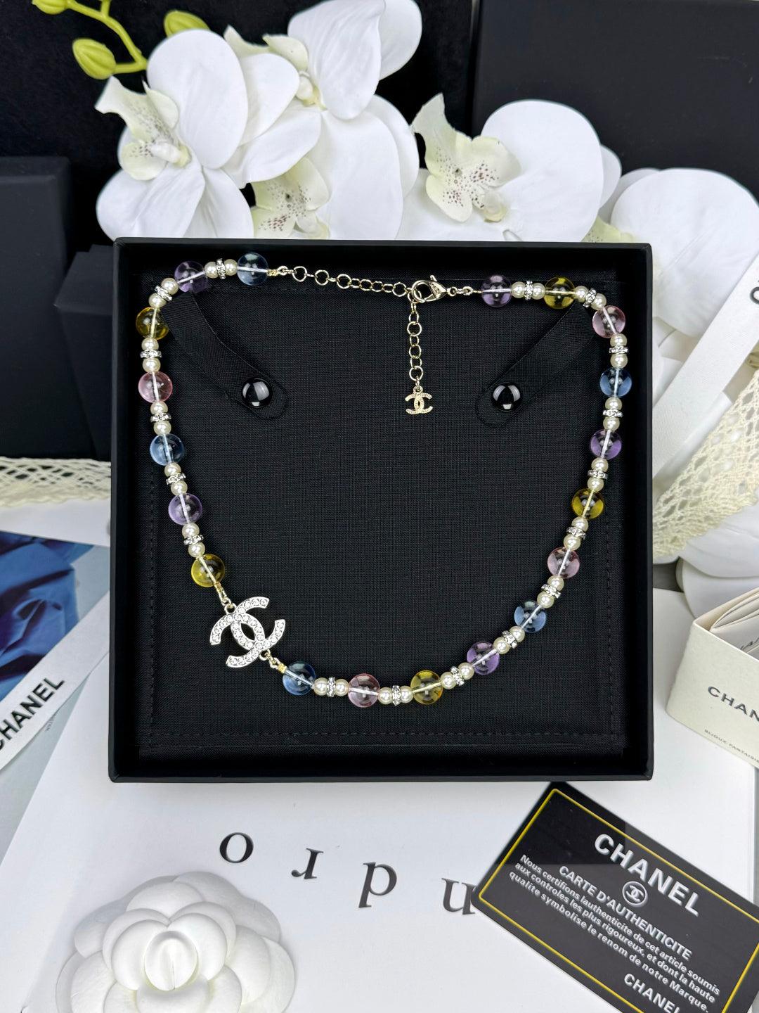 [⭐Spark]26C New Spring Collection Colorful Transparent Resin Necklace