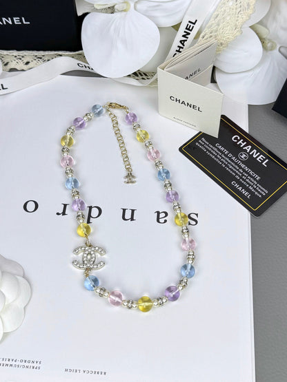 [⭐Spark]26C New Spring Collection Colorful Transparent Resin Necklace