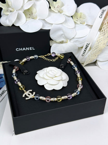 [⭐Spark]26C New Spring Collection Colorful Transparent Resin Necklace