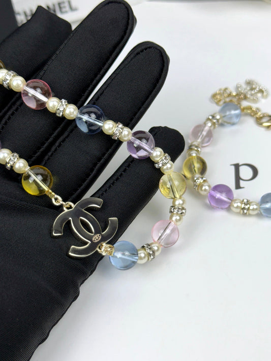 [⭐Spark]26C New Spring Collection Colorful Transparent Resin Necklace