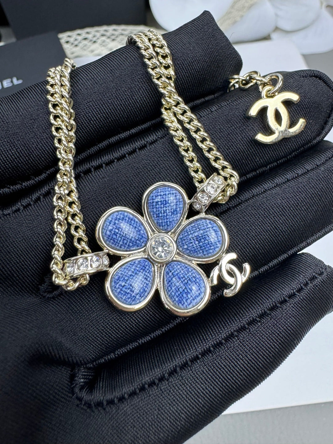 [⭐Spark]VOLTE New Blue Floral Double-Layer Bracelet