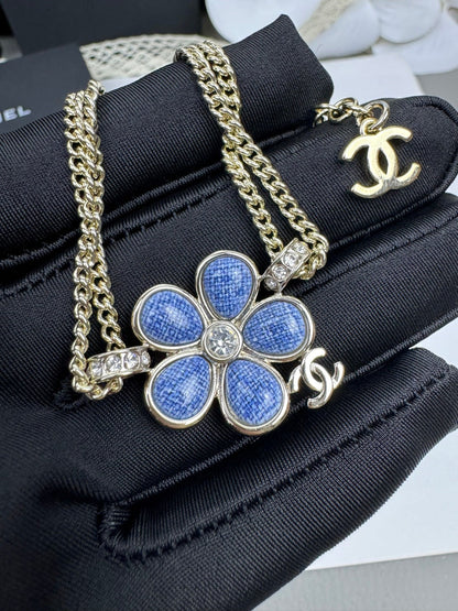 [⭐Spark]VOLTE New Blue Floral Double-Layer Bracelet