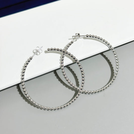 [⭐Spark]SMOOTH BEAD STUD EARRINGS