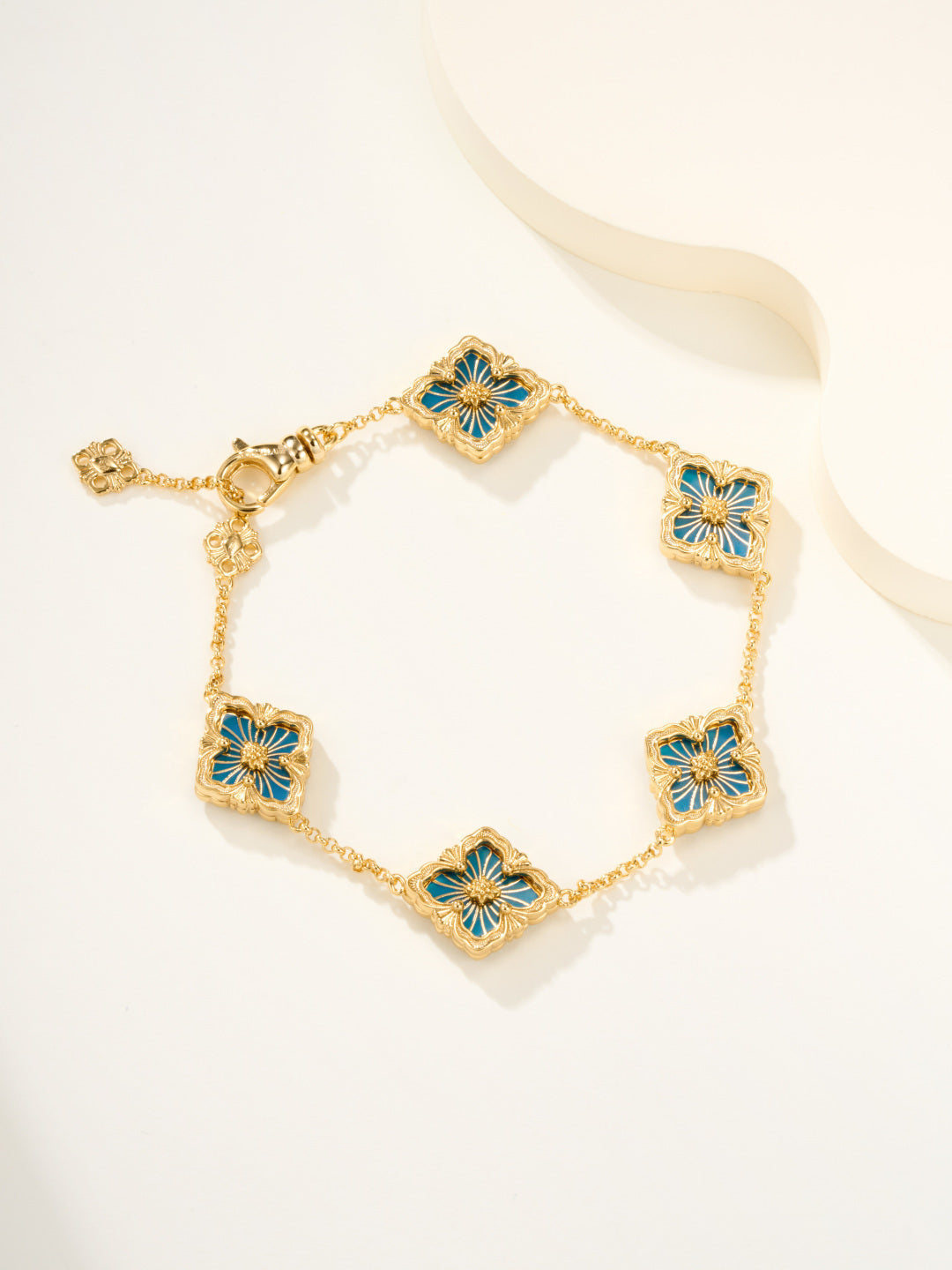 [⭐Spark]B.C.L ENAMELED Five-Flower Bracelet（Various Colors)