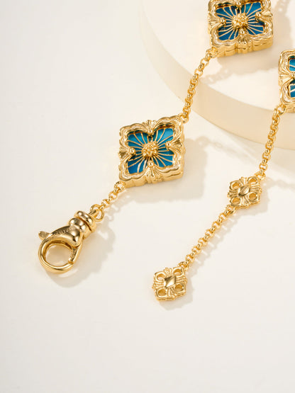 [⭐Spark]B.C.L ENAMELED Five-Flower Bracelet（Various Colors)