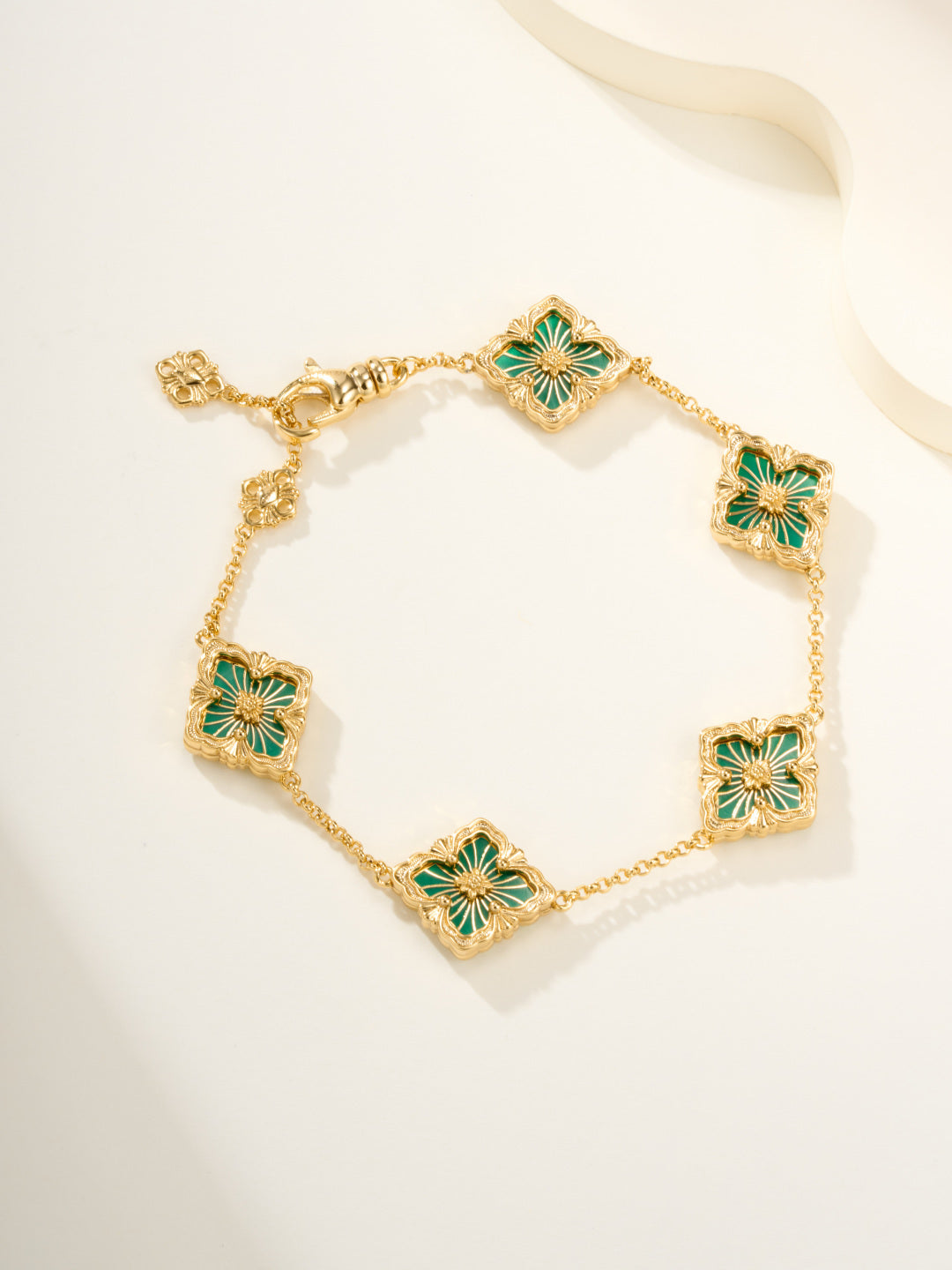 [⭐Spark]B.C.L ENAMELED Five-Flower Bracelet（Various Colors)