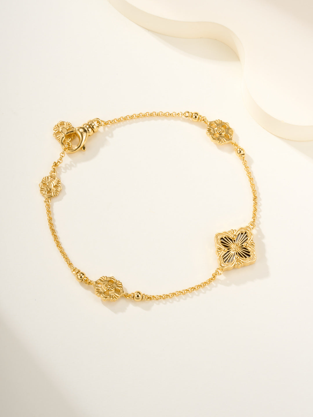 [⭐Spark]B.C.L ENAMELED One-Flower Bracelet（Various Colors)