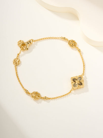 [⭐Spark]B.C.L ENAMELED One-Flower Bracelet（Various Colors)