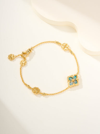 [⭐Spark]B.C.L ENAMELED One-Flower Bracelet（Various Colors)