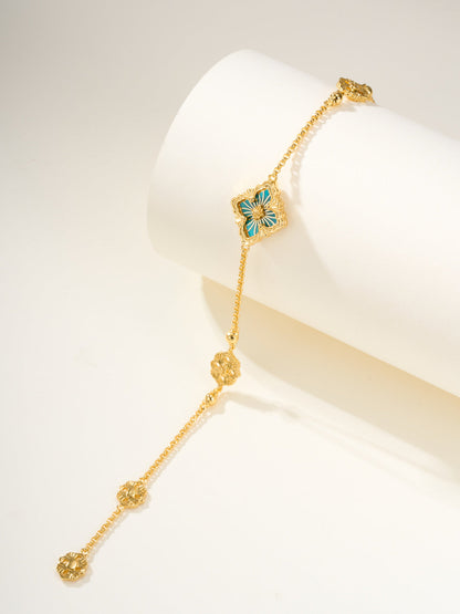 [⭐Spark]B.C.L ENAMELED One-Flower Bracelet（Various Colors)