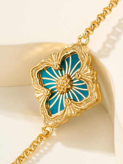 [⭐Spark]B.C.L ENAMELED One-Flower Bracelet（Various Colors)