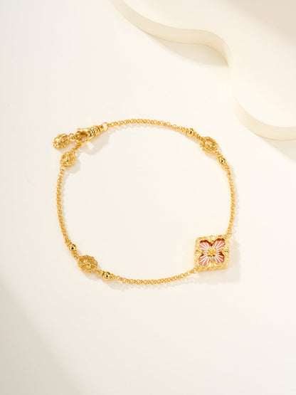 [⭐Spark]B.C.L ENAMELED One-Flower Bracelet（Various Colors)
