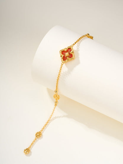 [⭐Spark]B.C.L ENAMELED One-Flower Bracelet（Various Colors)