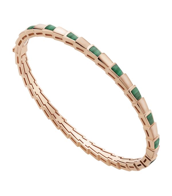 [⭐Spark]SERPENTI BRACELET PINK GOLD MALACHITE