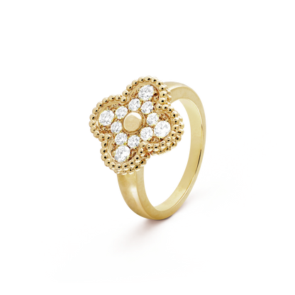 [⭐Spark]CLOVER DIAMOND RING