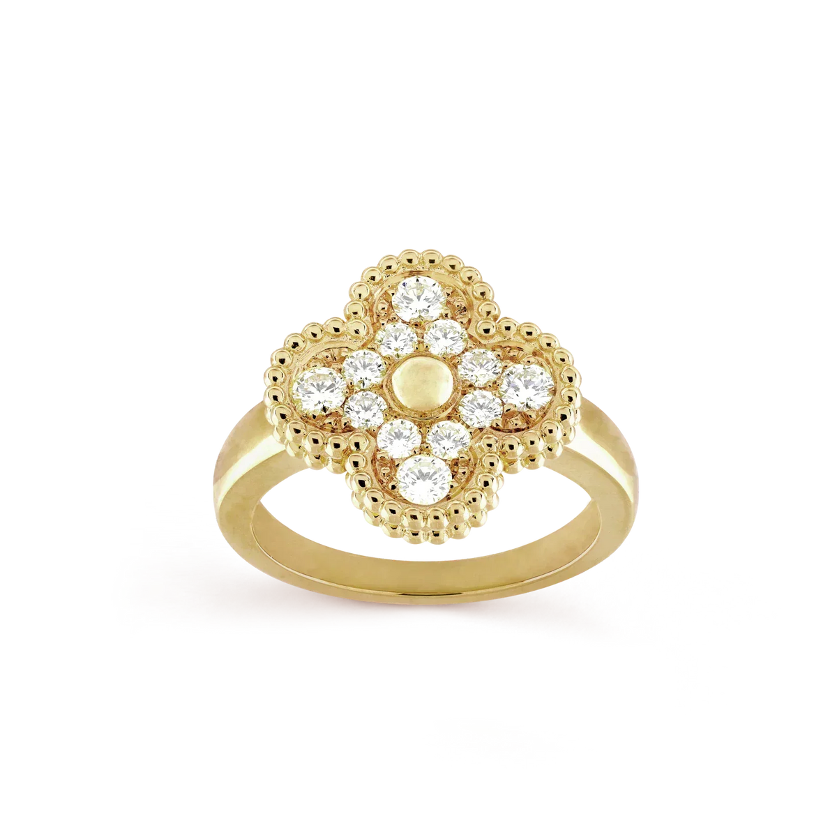 [⭐Spark]CLOVER DIAMOND RING