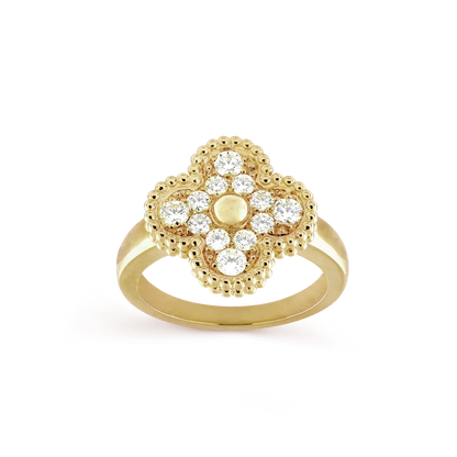 [⭐Spark]CLOVER DIAMOND RING