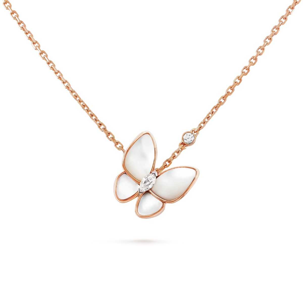 [⭐Spark]BUTTERFLY MOP DIAMOND NECKLACE