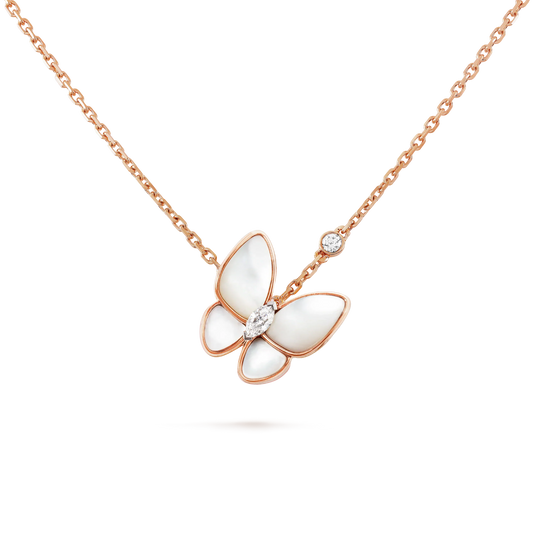 [⭐Spark]BUTTERFLY MOP DIAMOND NECKLACE