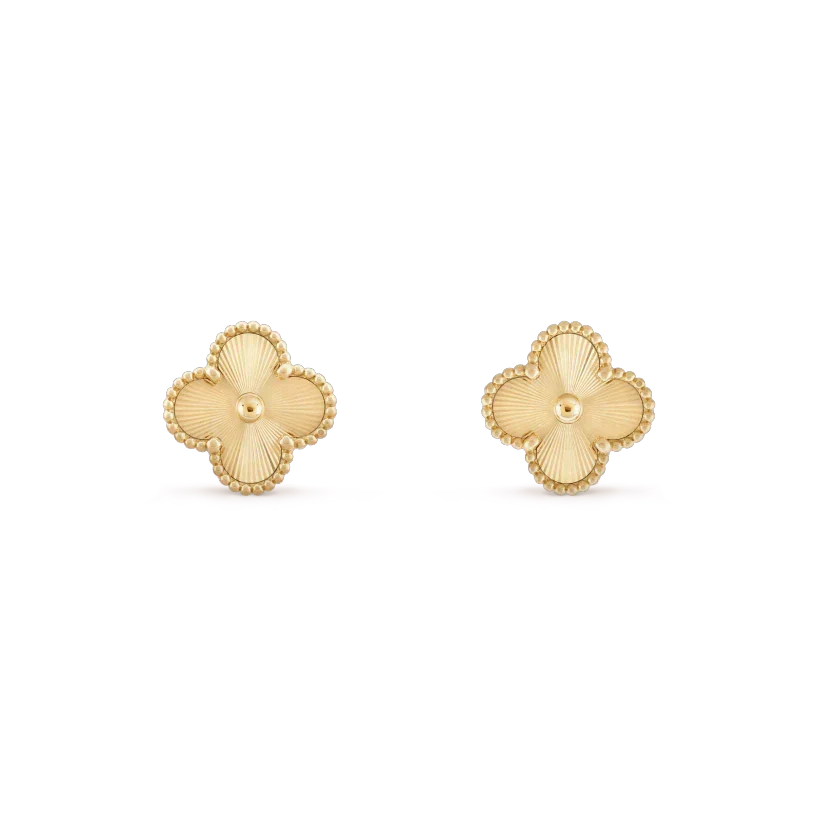 [⭐Spark]CLOVER MINI 9.5MM LASER EARRINGS