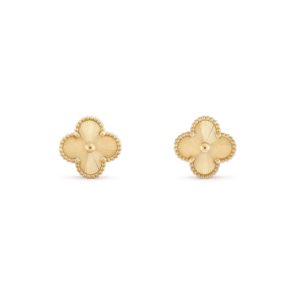 [⭐Spark]CLOVER MINI 9.5MM LASER EARRINGS