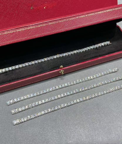 [⭐Spark jewelrys]TENNIS BRACELET WITH FULL DIAMOND SETTING