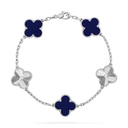 [⭐Spark]CLOVER 5 MOTIF LAPIS LAZULI BRACELET COLLECTION