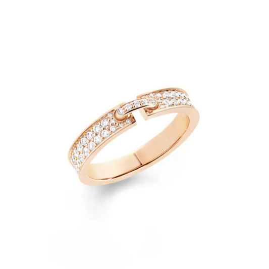 [⭐Spark]ALLIANCE LIENS VIDENCE PAVED DIAMOND 4MM RING