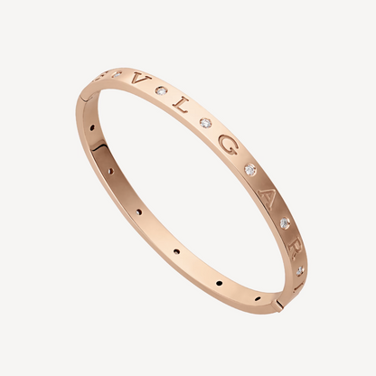 [⭐Spark]ZERO 1 PINK GOLD 12 DIAMONDS BRACELET