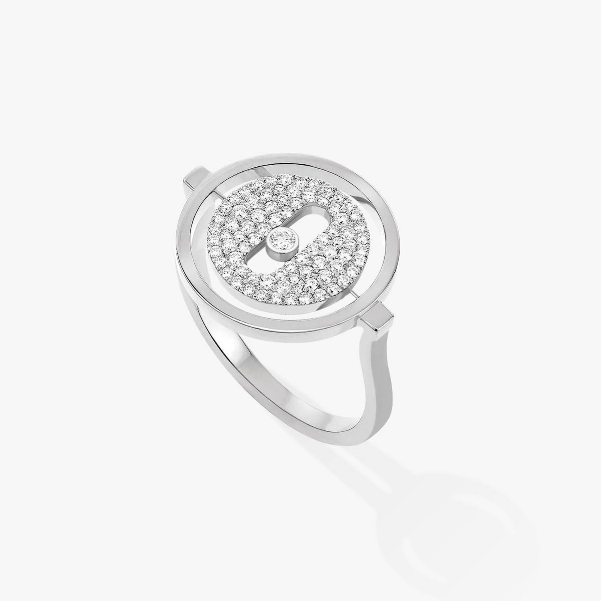[⭐Spark]Demo MOVE PAVED SILVER DIAMOND RING