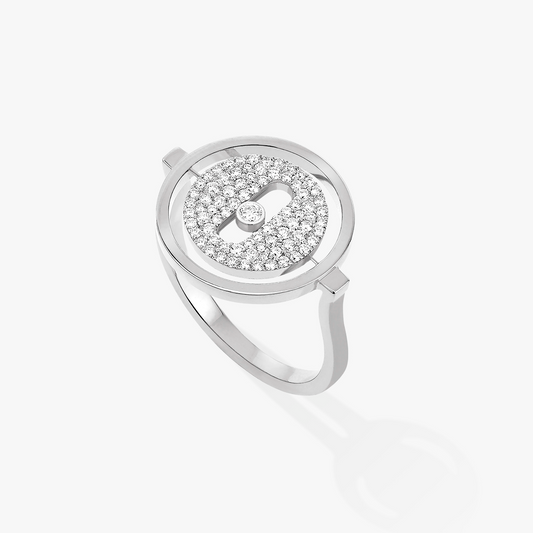 [⭐Spark]Demo MOVE PAVED SILVER DIAMOND RING