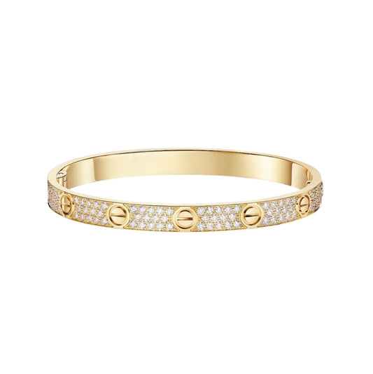 [⭐Spark]LOVE BRACELET 6.1MM DIAMOND-PAVED